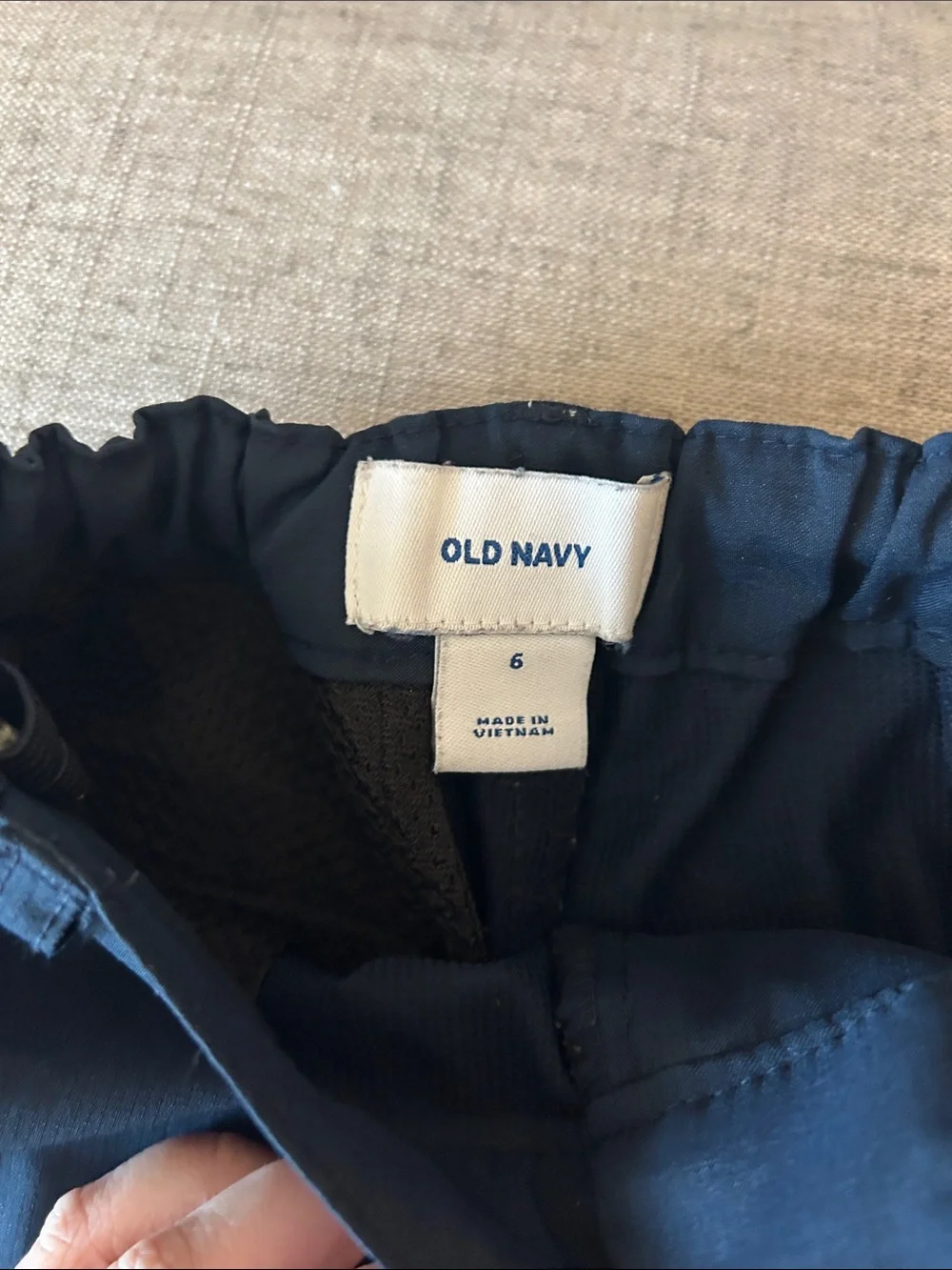 Old Navy Kids Uniform Shorts Navy Blue Flat Front 🌹